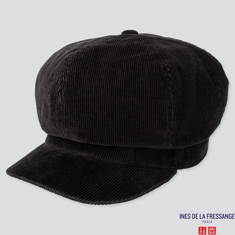 Uniqlo Corduroy Hat Black
